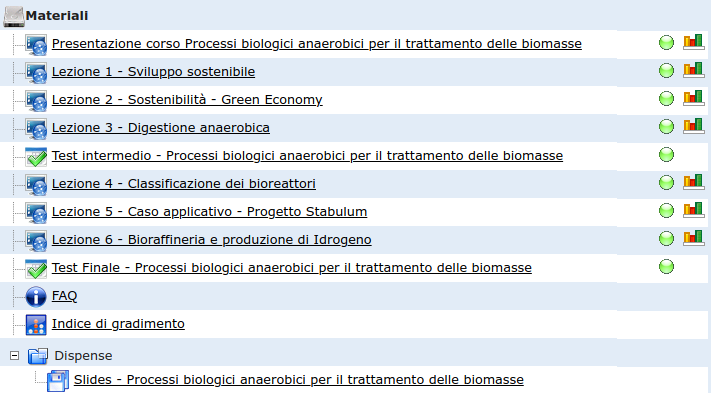 Processi biologici anaerobici per il trattamento delle biomasse