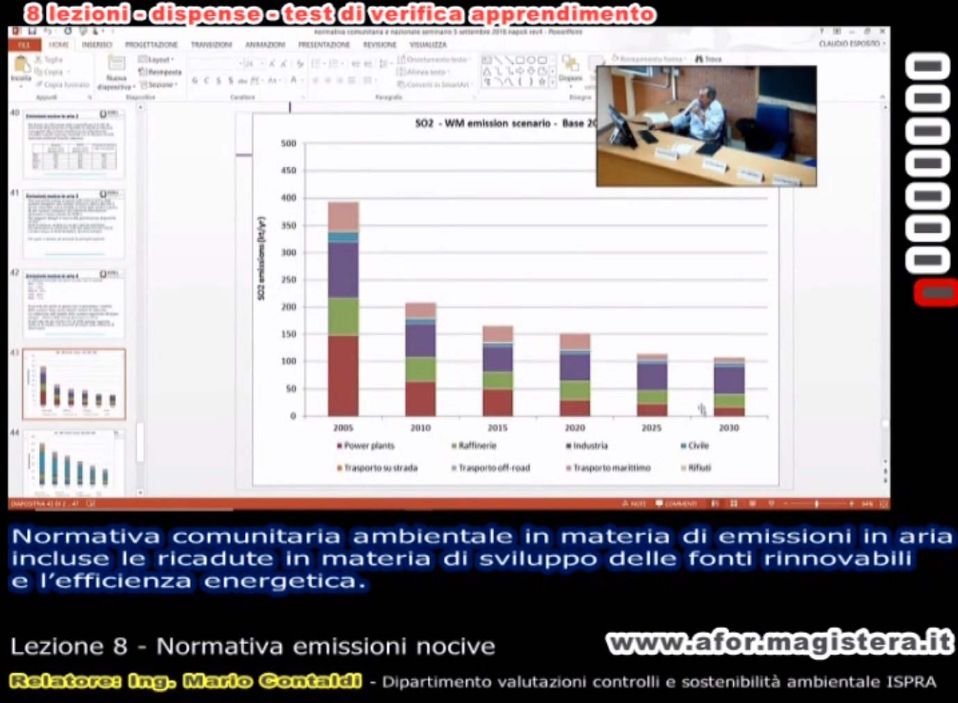 Normativa comunitaria ambientale in materia di emissioni in aria